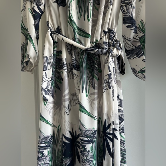 Long dress palms blue and green - Picture 5 of 5